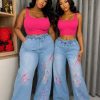 Female Boyfriend Jean Blue