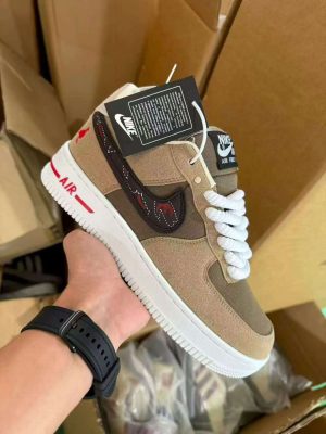 IMG-20260622-WA0106 Nike Air Force 1 Low Premium – Khaki & Brown Edition