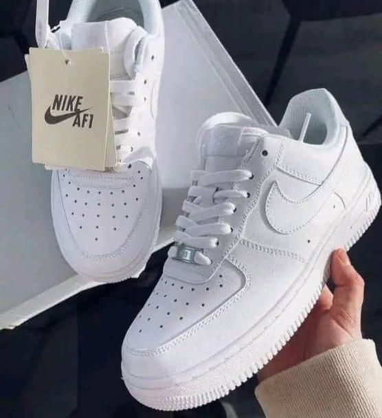 Nike Air Force 1 Low – Classic Triple White Sneakers